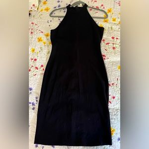 Black bodycon dress